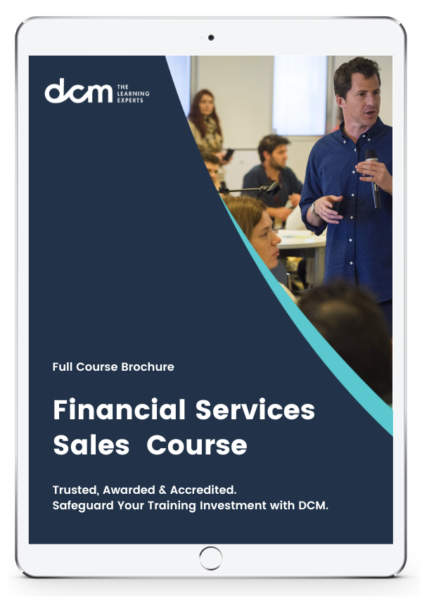 Get the  Financial Services Sales Full Course Brochure & Timetable Instantly